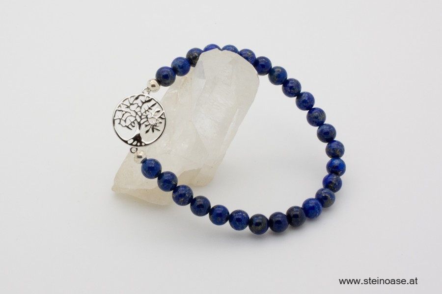 Armband "Lebensbaum" Lapis Lazuli 6mm